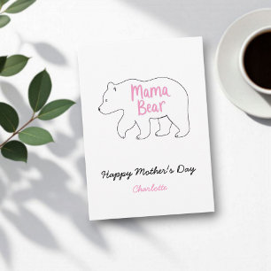 Mama Bear   Niedlicher und sonniger Muttertag Karte