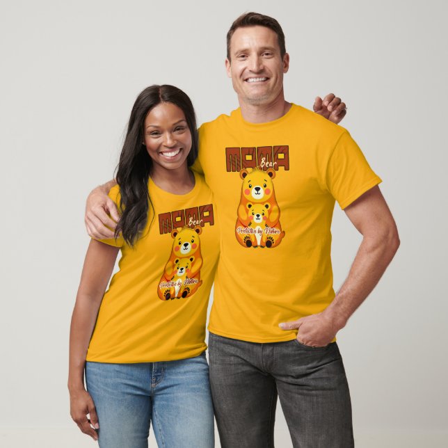 Mama Bear Protective Love – Cute Mother Bear Desig T-Shirt (Unisex)