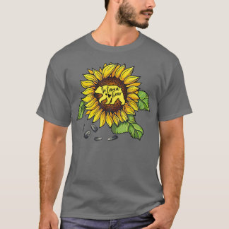 Mama Bear Sonnenblume Sonnenmütter Tag Mama Mommy T-Shirt
