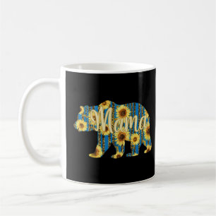 Mama Bear, Sonnenblumen Mama Leben Kaffeetasse