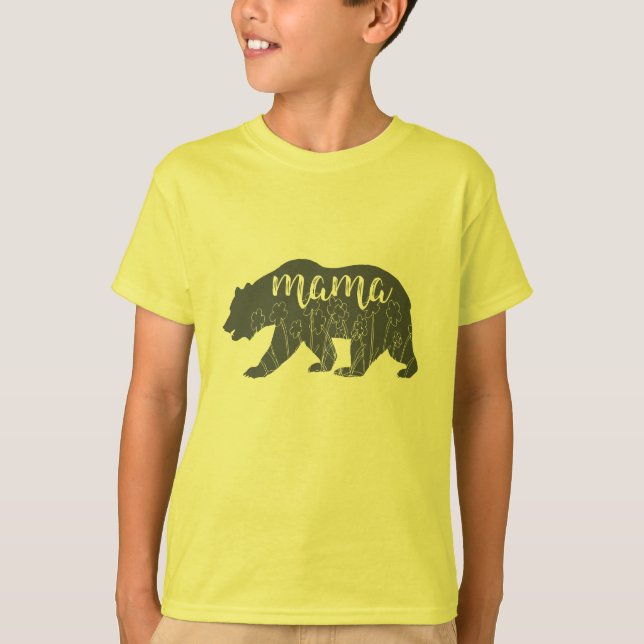 Mama bear T - Shirt (Vorderseite)