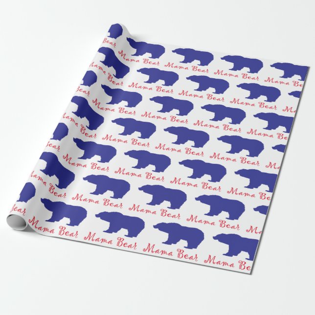Mama Bears - Geschenkpapier (Ungerollt)