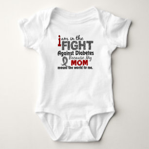 Mama bedeutet Welt zu mir Diabetes Baby Strampler