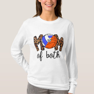 Mama beider Basketball-Volleyball, Basketball-Mama T-Shirt