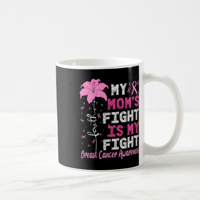 Mama bekämpft Brustkrebs Kaffeetasse (Rechts)