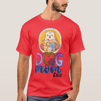 Mama Beste Hunde Mama je Hunde Mama Design Hunde v T-Shirt