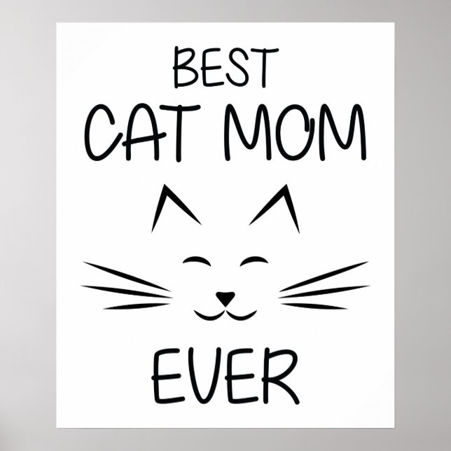 Mama - Beste Katze-Mama aller Zeiten Poster (Vorne)