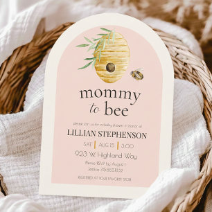 Mama-Biene-Rosa-Hummel-Baby-Party Einladung