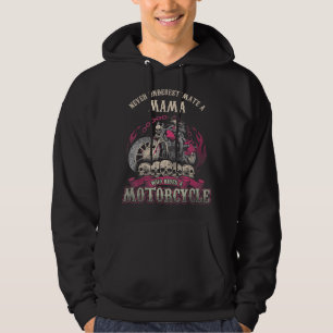 Mama Biker Chick Lady Unterschätze Motorrad Nie Hoodie