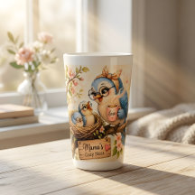 Mama Bird Coffee Latte Tasse