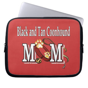 Mama "Black and Tan Coonhound Dog" Laptopschutzhülle