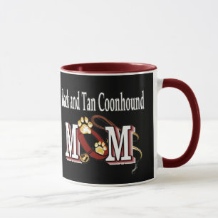 Mama "Black and Tan Coonhound Dog" Tasse