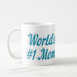 Mama Blau Halbtext Tasse