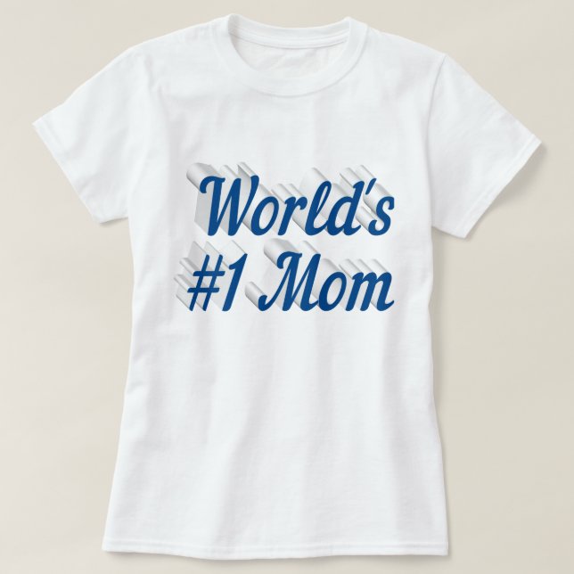 Mama Blau-T - Shirt (Design vorne)