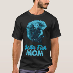 Mama Blauer Fisch T-Shirt