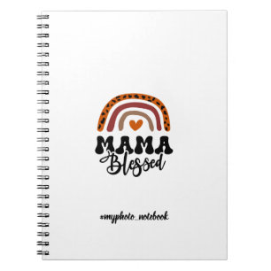 Mama Blessed Print Notizblock