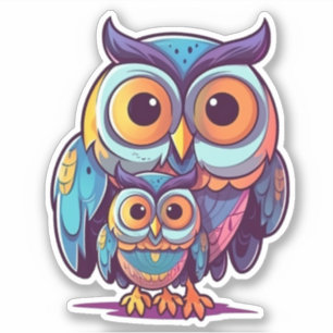 Mama Blinky und Little Bink Aufkleber