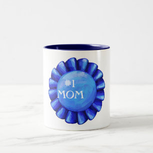 Mama Blue Abzeichen Tasse