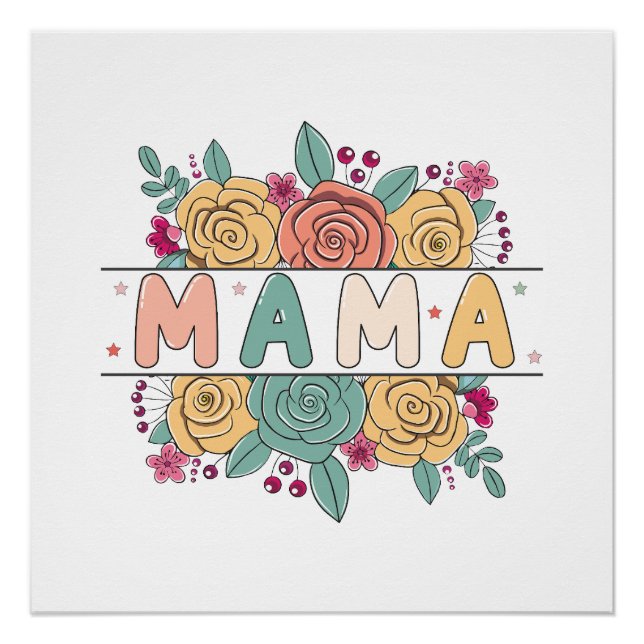 Mama Blume Poster (Vorderseite)