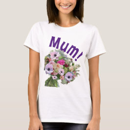 Mama! Blumen T-Shirt