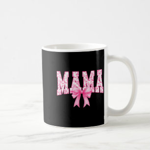 Mama Blumen-Toile rosa Wasserfarbe Kokette Schleif Kaffeetasse