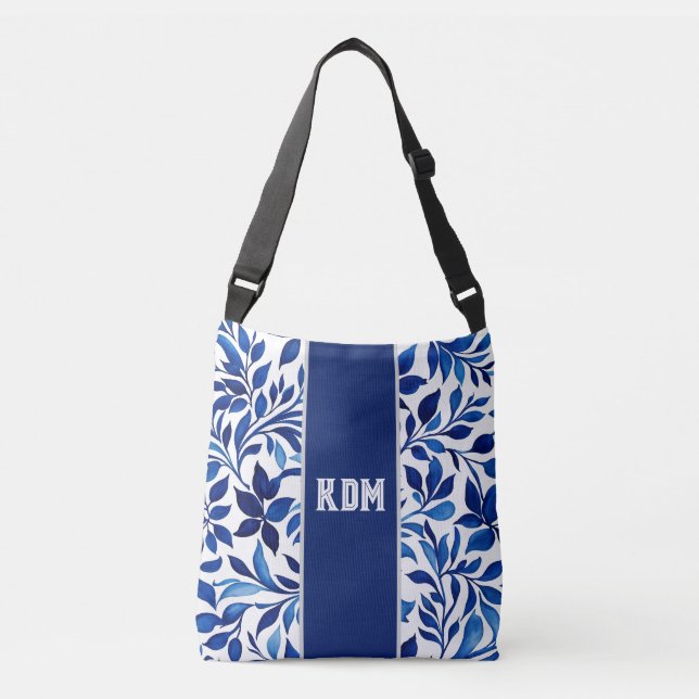 Mama Blumenkreuz - Mit Monogramm Geschenktasche Tragetaschen Mit Langen Trägern (Vorderseite)