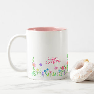 Mama-BlumenTasse Zweifarbige Tasse