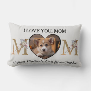 Mama Blumenzauber Foto vom Hund Lendenkissen