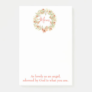 Mama Blumenzitat Post-it Klebezettel