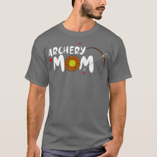 Mama Bogenschießen Frauen Geschenke für Mama Bogen T-Shirt
