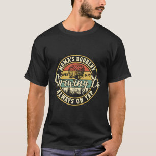 Mama Boobery Stillende Brauerei Junge Mutter Brewi T-Shirt