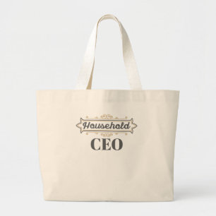 Mama Boss Geschenk Bleibe auf Zuhause Mama Househo Jumbo Stoffbeutel