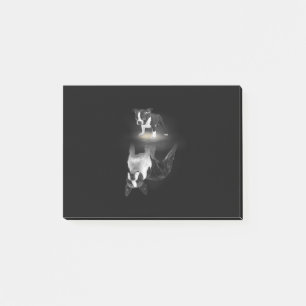 Mama Boston Terrier Dog Lover Geschenk Mutter Vate Post-it Klebezettel