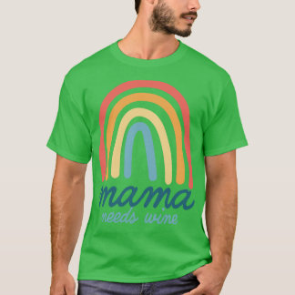 Mama braucht Bohemischen Regenbogenmütter Tag 2022 T-Shirt