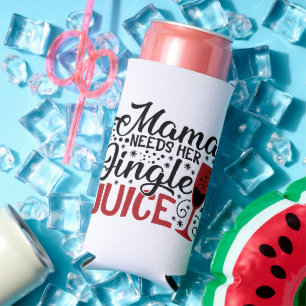 Mama braucht ihren Jingle Juice XMAS Drinks Spa Selters Dosenkühler