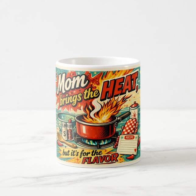 Mama bringt die Hitze Kaffeetasse (Mittel)