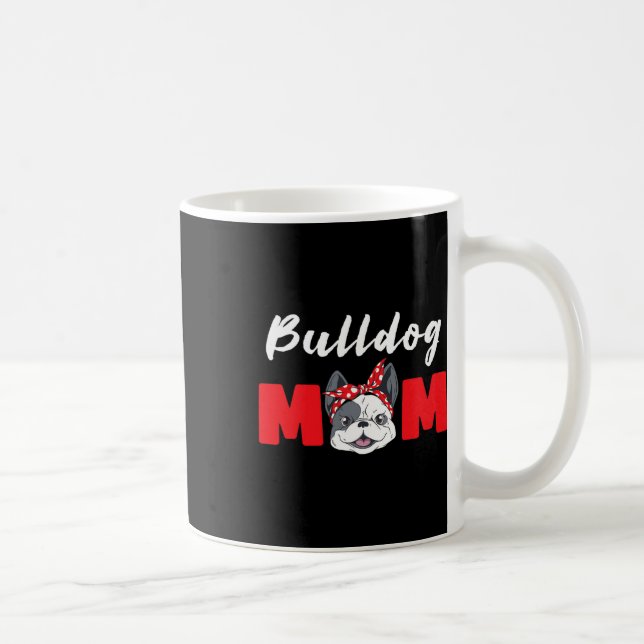 Mama - Bulldog Kaffeetasse (Rechts)
