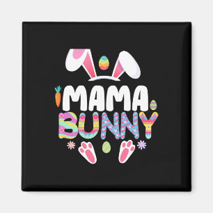 Mama Bunny Familie Matching Osterohren Bunny Women Magnet