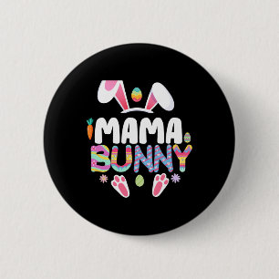 Mama Bunny Familie passende Osterohren Bunny Fraue Button