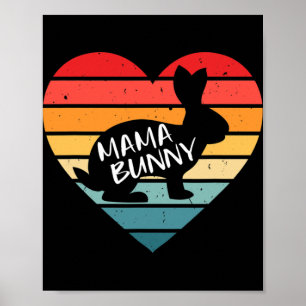 Mama Bunny Mama passende Familien-Osterkostüme Fra Poster