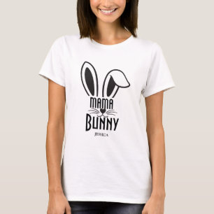 Mama Bunny Oster Elegante niedliche Familie T-Shirt