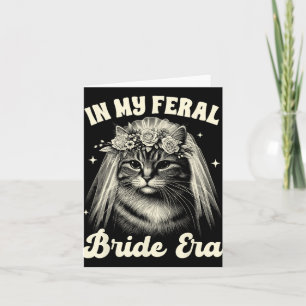 Mama Cat Bridal Hochzeit in meiner Freizeit Karte
