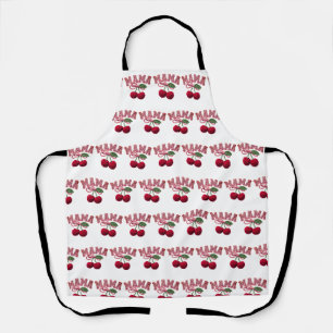 Mama Cherry Apron – Lustige Küchenschürze für Mama Schürze