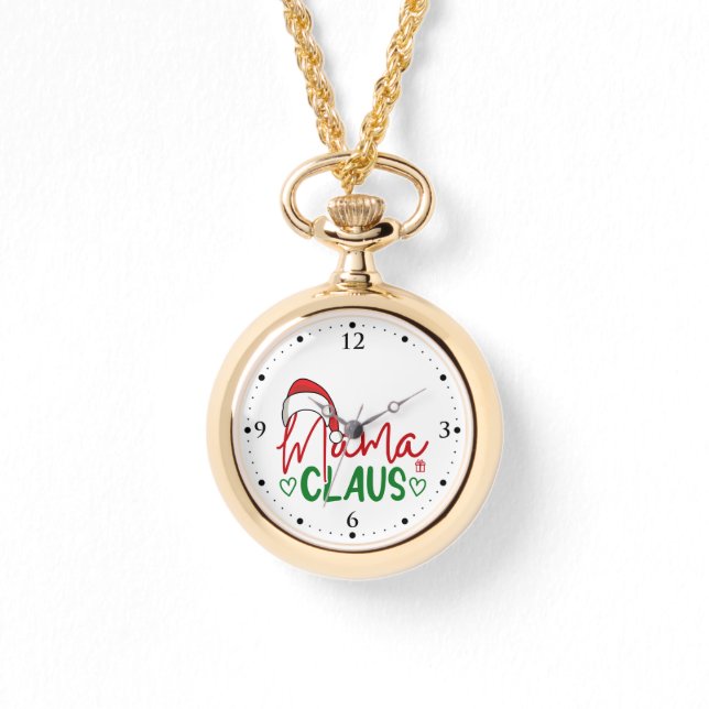 Mama Claus Christmas Design-60094 Armbanduhr (Vorderseite)