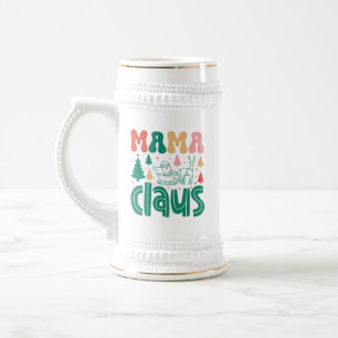 Mama Claus Christmas Design-60097 Bierglas