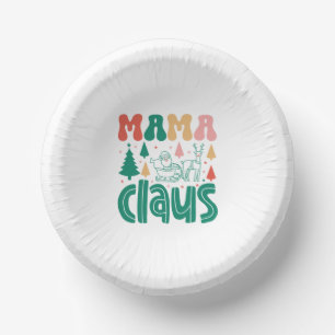 Mama Claus Christmas Design-60097 Pappteller
