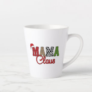 Mama Claus Kariertes Muster-60096 Milchtasse