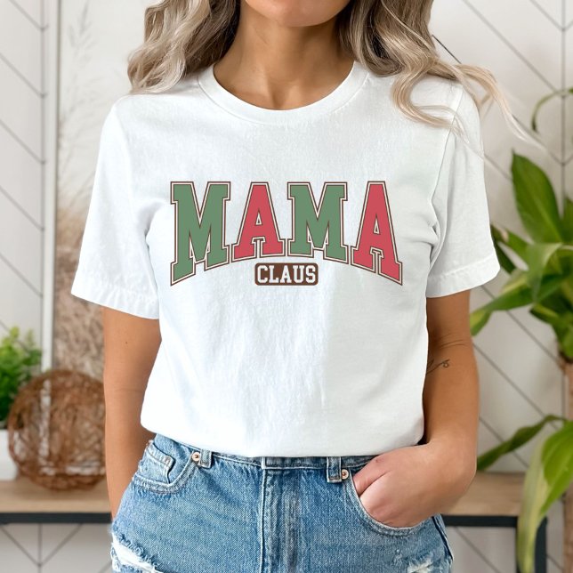 Mama Claus T - Shirt, Weihnachten Mama T-Shirt (Von Creator hochgeladen)