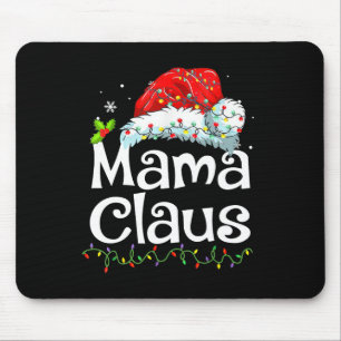 Mama Claus Weihnachts-Pyjama-Familie passend Xmas Mousepad