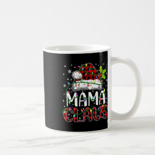 Mama Claus Weihnachtslichter Matching Family Xmas Kaffeetasse
